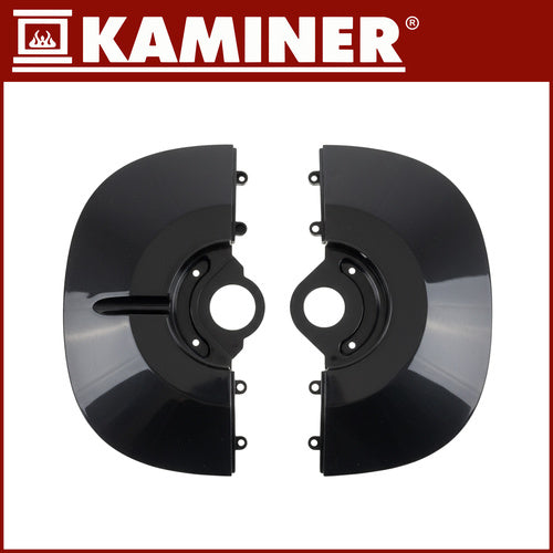 Stupni Električni Grijač s Efektom Plamena, 2000W, Crni, 77 x 20 x 20 cm