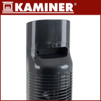 Stupni Električni Grijač s Efektom Plamena, 2000W, Crni, 77 x 20 x 20 cm