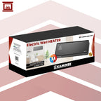 Crna Električna Zidna Grijalica s WiFi, Daljinskim i Timerom