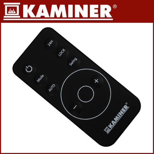 Crna Električna Zidna Grijalica s WiFi, Daljinskim i Timerom