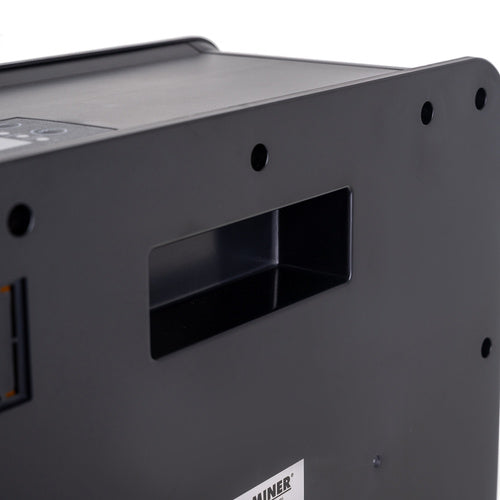 Električni Grijač s Efektom Plamena 2000W, 49 x 33 x 21 cm, Crni