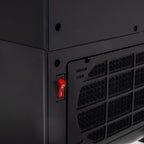 Električni Grijač s Efektom Plamena 2000W, 49 x 33 x 21 cm, Crni