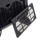 Električni Grijač s Efektom Plamena 2000W, 49 x 33 x 21 cm, Crni