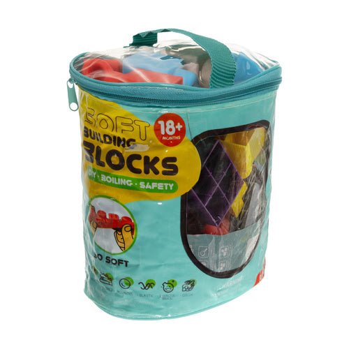 Senzorne Gumene Kocke za Djecu, 30 Komada u Kutiji, Višebojne, 20 x 12 cm