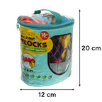 Senzorne Gumene Kocke za Djecu, 30 Komada u Kutiji, Višebojne, 20 x 12 cm