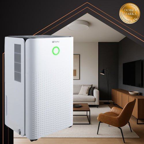 Odvlaživač Zraka 12L/24h s WiFi, Timerom i Higrostatom, Bijeli, 44.5 x 25.5 x 22 cm