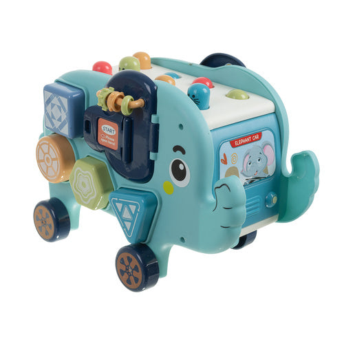 Interaktivni Slon Montessori Puzzle 18,7 x 26 x 14,6 cm Višebojni