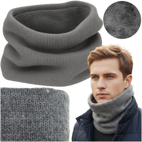 Sivi Muški Ogrtač za Vrat, Univerzalna Veličina, 30x24 cm