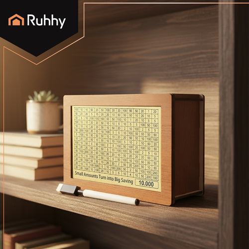 Drvena Kasica Prasica s Križaljkom 20 x 14.5 x 7.7 cm Prirodno Drvo