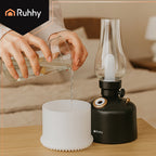 Ovlaživač Zraka i Noćna Lampa 22 x 9.5 cm Crni, 280 ml, RGB LED