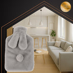 Gumena Termofor Boca s Navlakom 1.8L Siva/Bež 33x21 cm