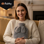 Gumena Termofor Boca s Navlakom 1.8L Siva/Bež 33x21 cm