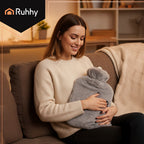 Gumena Termofor Boca s Navlakom 3.5L, Siva/Bež, 41 x 24 cm