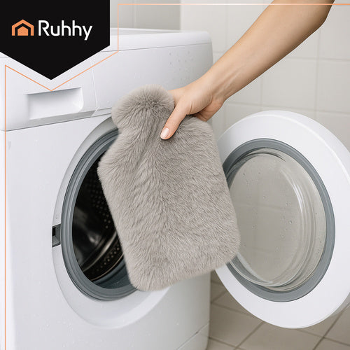 Gumena Termofor Boca s Navlakom 3.5L, Siva/Bež, 41 x 24 cm