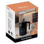 Električni Pjenjač Za Mlijeko s LED Zaslonom 500W Crni 21 x 15 x 10 cm