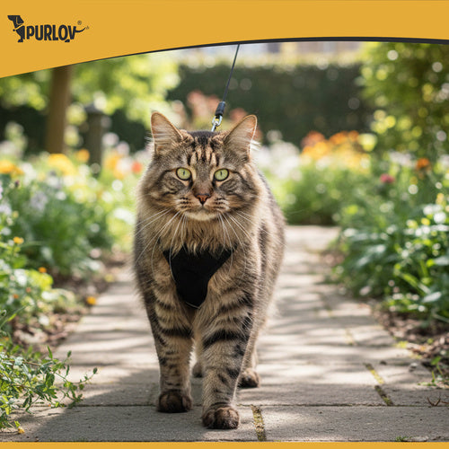 Bezbrižni Povodac s Prslukom za Pse i Mačke M, Reflektirajući, 150 cm