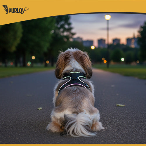 Bezbrižni Povodac s Prslukom za Pse i Mačke M, Reflektirajući, 150 cm