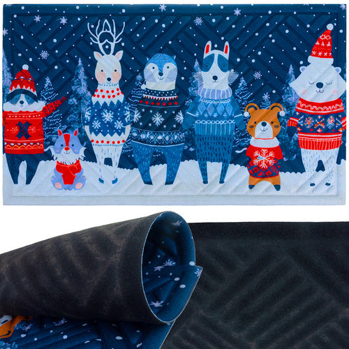 Božićni Otirač 75x45 cm za Ulazna Vrata