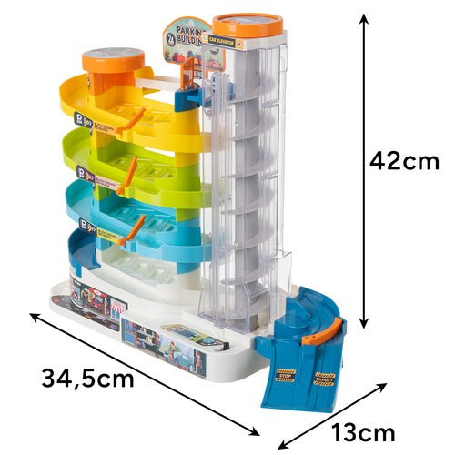 Velika Garaža s Liftom za Autiće, 5 Katova, 42 x 13 x 34.5 cm