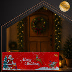 Božićni Protuklizni Tepih 160x50 cm Crveni