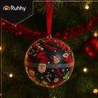 Božićne Čarape u Kuglici, 3 Para, Veličina 38–43, Višebojne