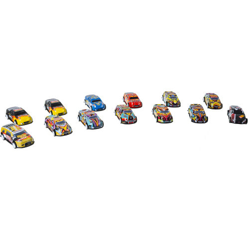 Set Motornih Autića u Koferu, 50 Komada, Višebojni