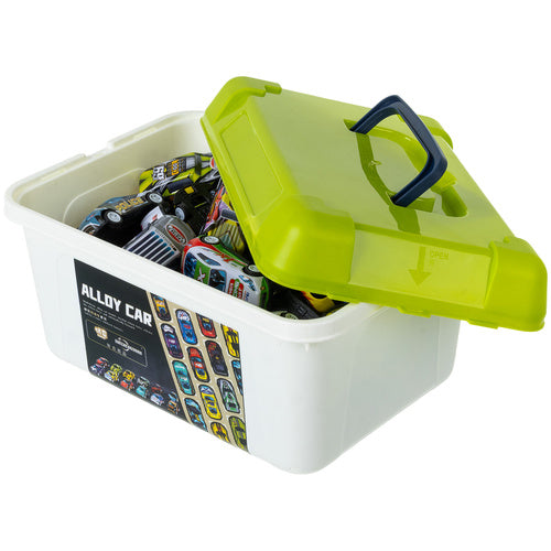 Set Motornih Autića u Koferu, 50 Komada, Višebojni