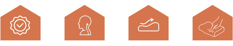 Ortopedski Jastuk od Memorijske Pjene 49 x 30 x 9.5 cm Bijeli