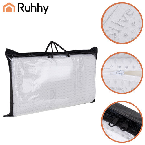 Ortopedski Jastuk od Memorijske Pjene 49 x 30 x 9.5 cm Bijeli