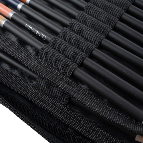 Set Za Crtanje 120 Boja s Perivom Torbicom 21 x 22 x 8 cm Crni