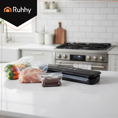 Vakuumski Aparat za Zavarivanje Folije 38 x 11 x 6 cm Crni