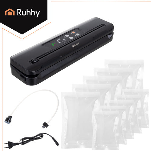 Vakuumski Aparat za Zavarivanje Folije 38 x 11 x 6 cm Crni