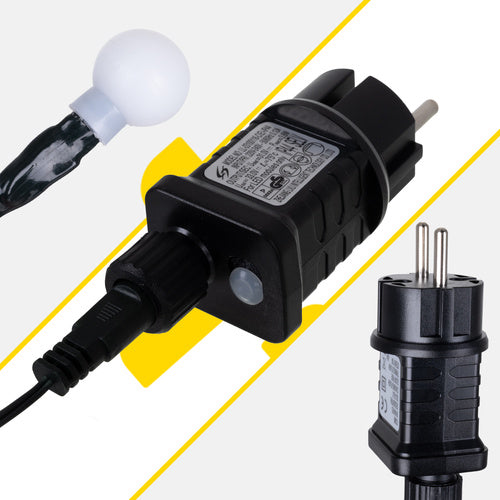 Božićne Kuglice Svjetiljke 300 LED 30 m Topla Bijela za Unutarnju i Vanjsku Upotrebu