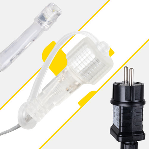 Vanjske Božićne LED Lampice Icicle 100 LED 4 m Toplo Bijele IP44