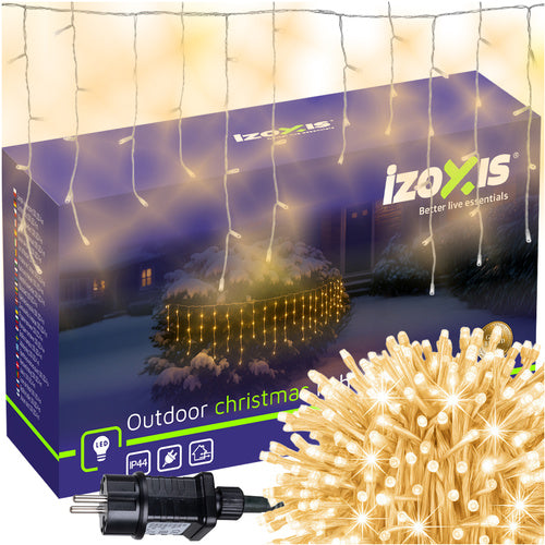 Vanjske Božićne LED Lampice Icicle 100 LED 4 m Toplo Bijele IP44