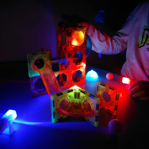 3D Magnetske Kocke - Staza za Kuglice - 110 Dijelova