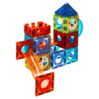 3D Magnetske Kocke - Staza za Kuglice - 110 Dijelova