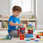 3D Magnetske Kocke - Staza za Kuglice - 110 Dijelova