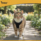 Podesivi Antistres Oprsnjak za Pse i Mačke S s Povodcem 150 cm