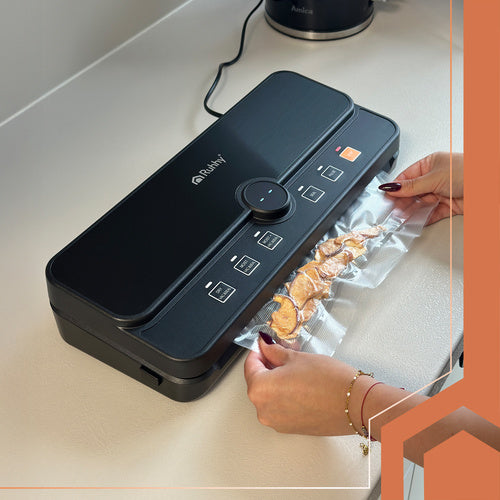 Vakuumski Aparat za Zatvaranje Folije 30 cm, Crni, 110W, Set