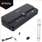 Vakuumski Aparat za Zatvaranje Folije 30 cm, Crni, 110W, Set