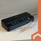 Vakuumski Aparat za Zatvaranje Folije 30 cm, Crni, 110W, Set