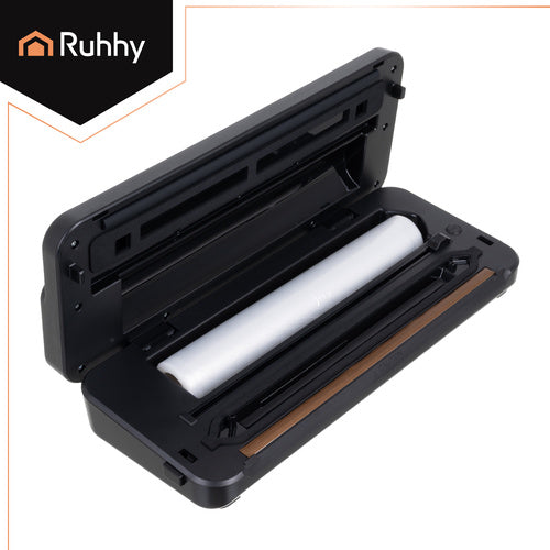 Vakuumski Aparat za Zatvaranje Folije 30 cm, Crni, 110W, Set