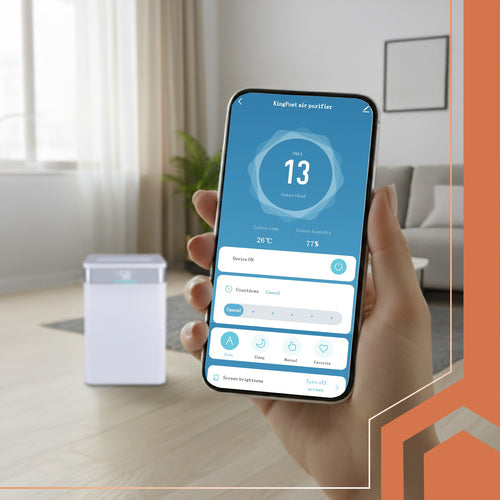 Odvlaživač Zraka 20L/24h s WiFi, Timerom i 4.3L Spremnikom, Bijeli