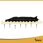 Ortopedski Krevet za Kućne Ljubimce M 80x65 cm Crni