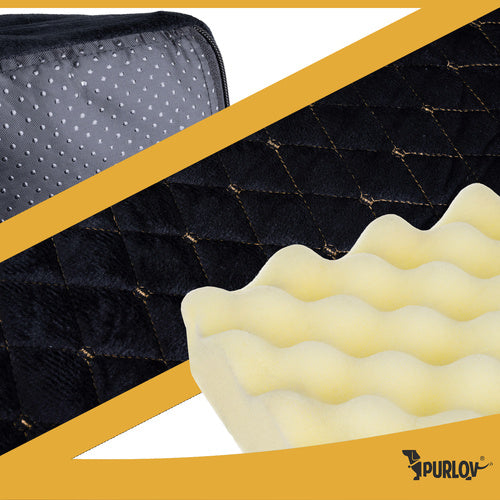 Ortopedski Krevet za Kućne Ljubimce M 80x65 cm Crni