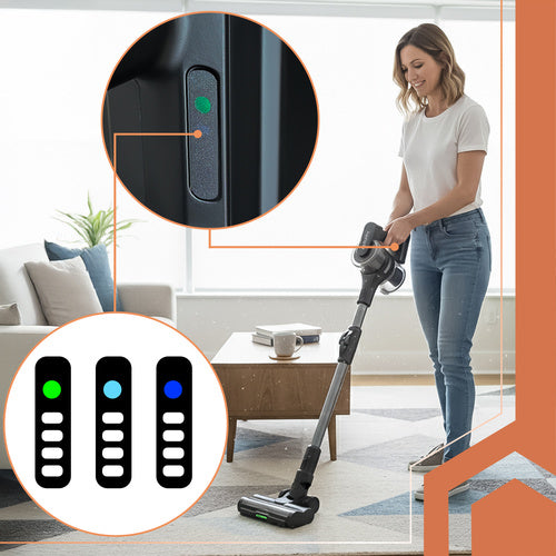 LunPro Bežični Uspravni Usisavač - 400 W