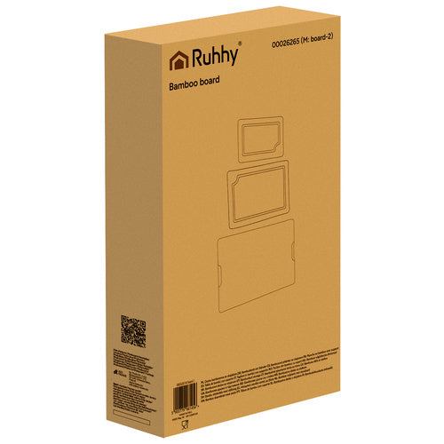 Set Bambus Dasaka za Rezanje 3 Kom s Postoljem, Različite Veličine