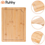 Set Bambus Dasaka za Rezanje 3 Kom s Postoljem, Različite Veličine