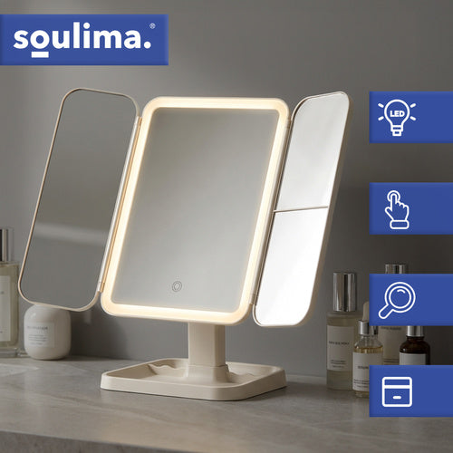 4-u-1 LED Sklopivo Kozmetičko Ogledalo